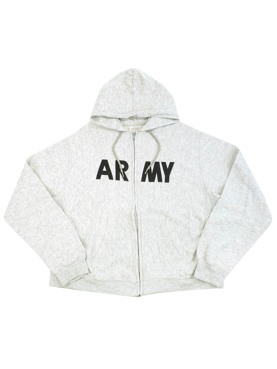 91's ''ARMY'' フルジップスウェットパーカ グレー 表記(L)