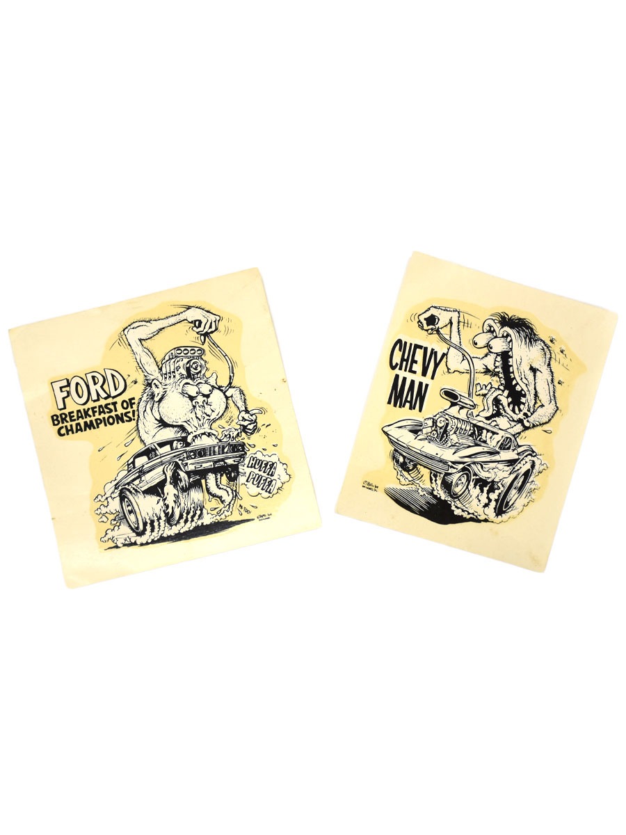 60's エド・ロス ウォーターデカール 2枚セット ② | SOLD OUT 60's エド・ロス ウォーターデカール 2枚セット ② | SOLD OUT
