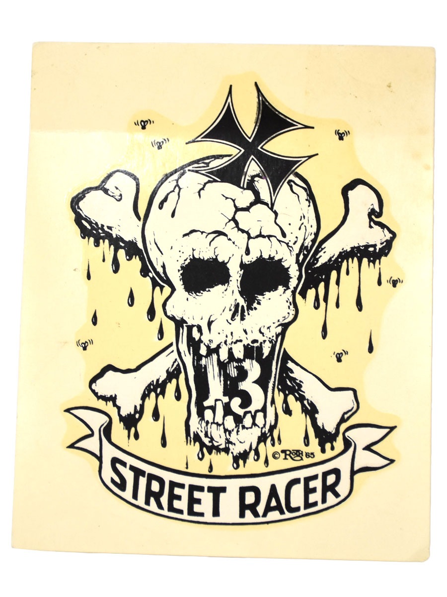 60's エド・ロス ''STREET RACER'' ウォーターデカール