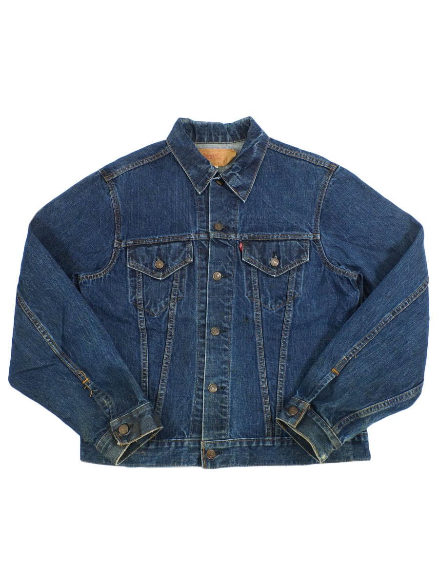 80's Levi's 71205 スモールe ロング丈 デニムジャケット 実寸(40位)