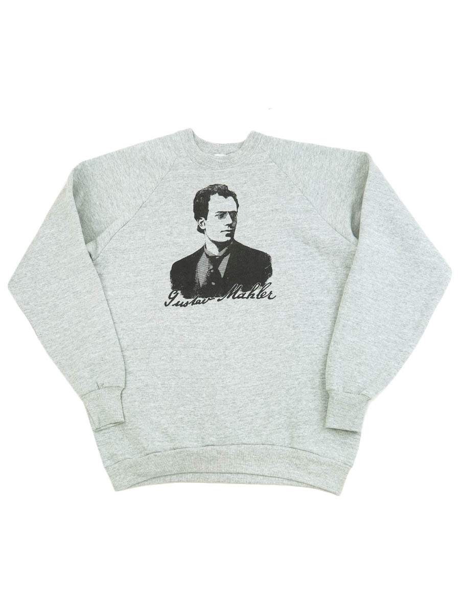 80's FRUIT OF THE LOOM ''Gustav Mahler'' ラグランスウェット 表記(XL) USA製