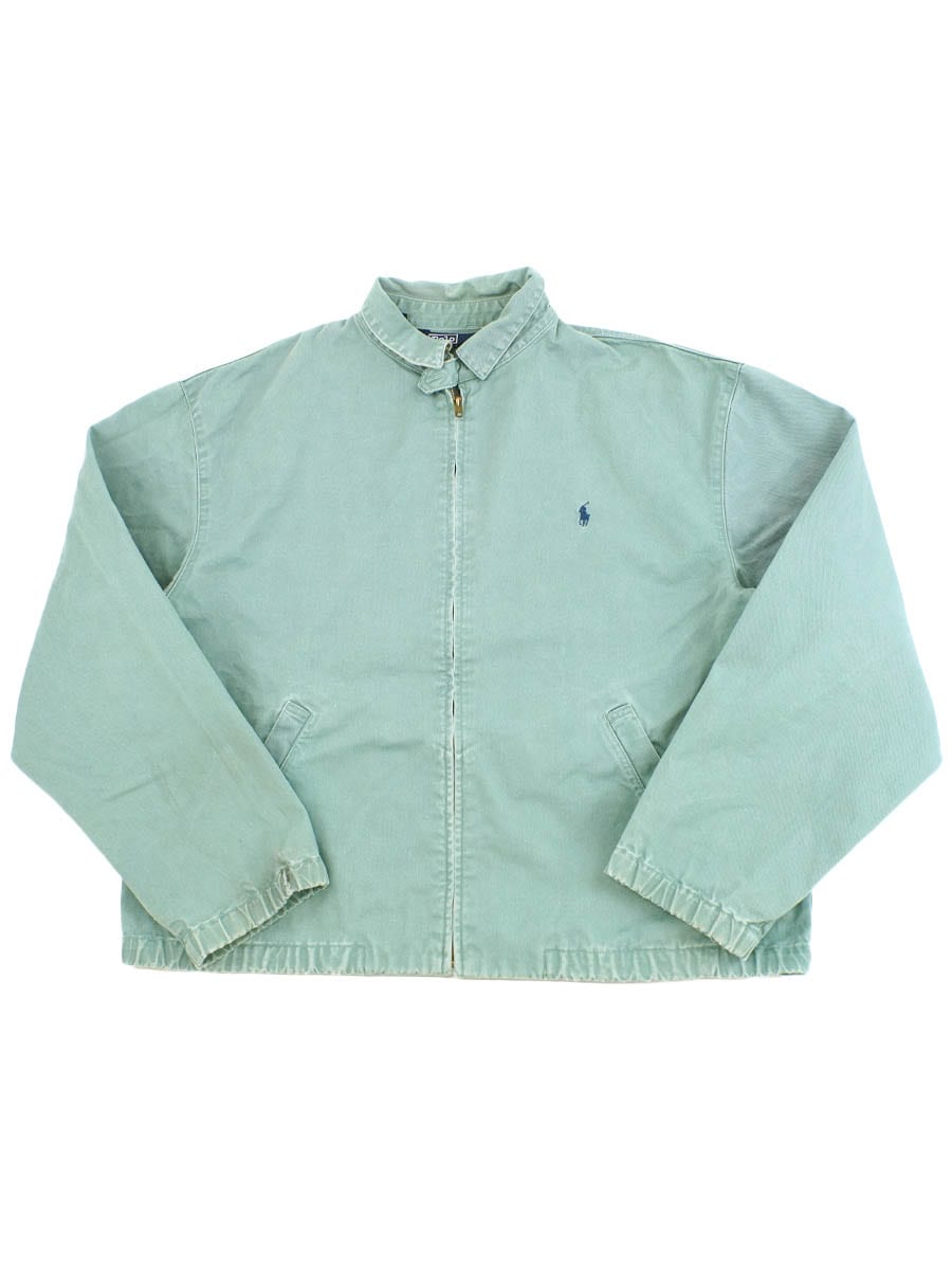 ラルフローレン 100%コットン スウィングトップ アイスグリーン 表記(L)
