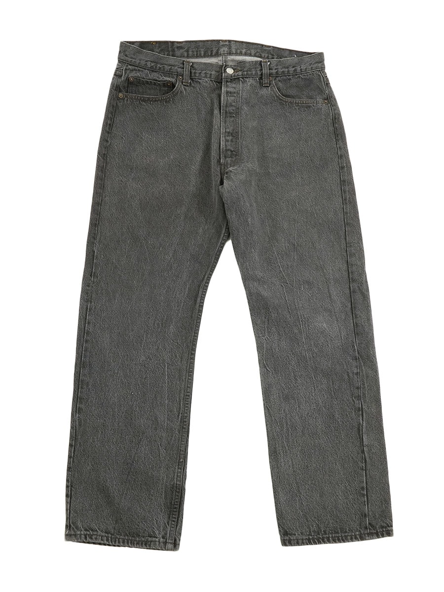 90's Levi's 501 先染めブラック デニムパンツ 表記(38ｘ30) USA製