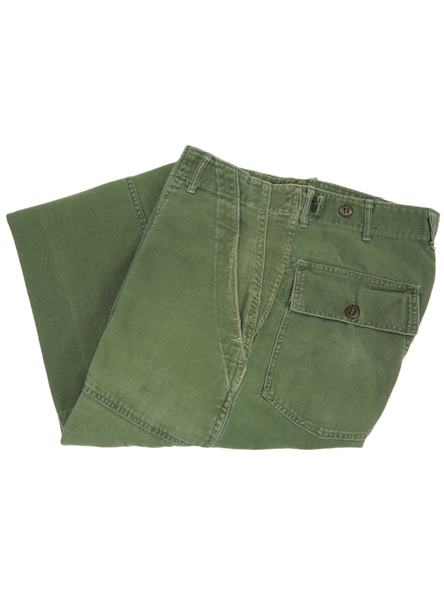 美品 60's USA製 実物 米軍 US ARMY ベイカーパンツ 実寸W32 楽天市場】60年代 米軍実物 U.S.ARMY ベイカーパンツ