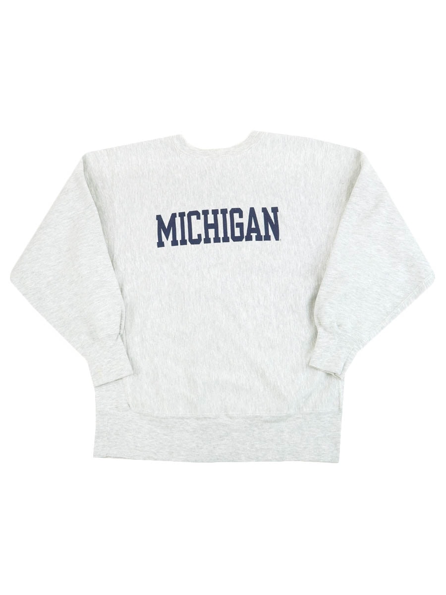90's 刺繍タグ チャンピオンRW ''MICHIGAN'' 表記(L) USA製