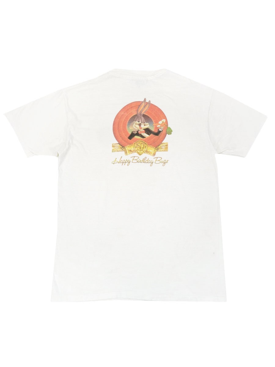 90's Hanes バッグス・バニー ''Happy Birthday Bugs'' プリントTシャツ 表記(L) USA製