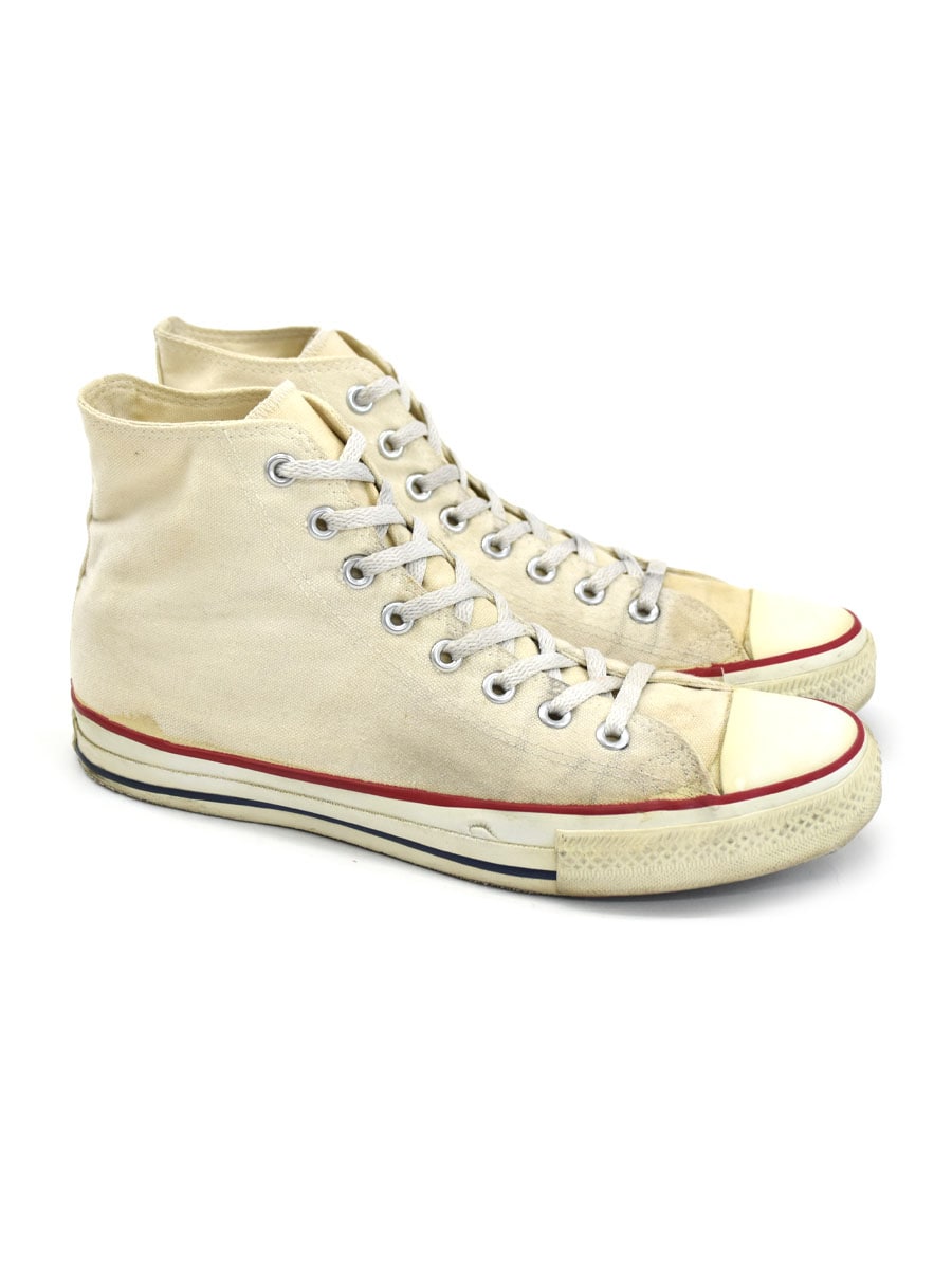 90's コンバース オールスターHI ホワイト 表記(10) USA製