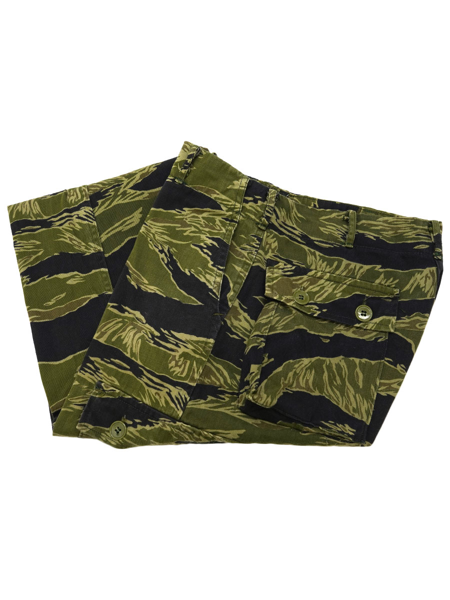 60's タイガーストライプ カーゴパンツ 表記(US-M)
