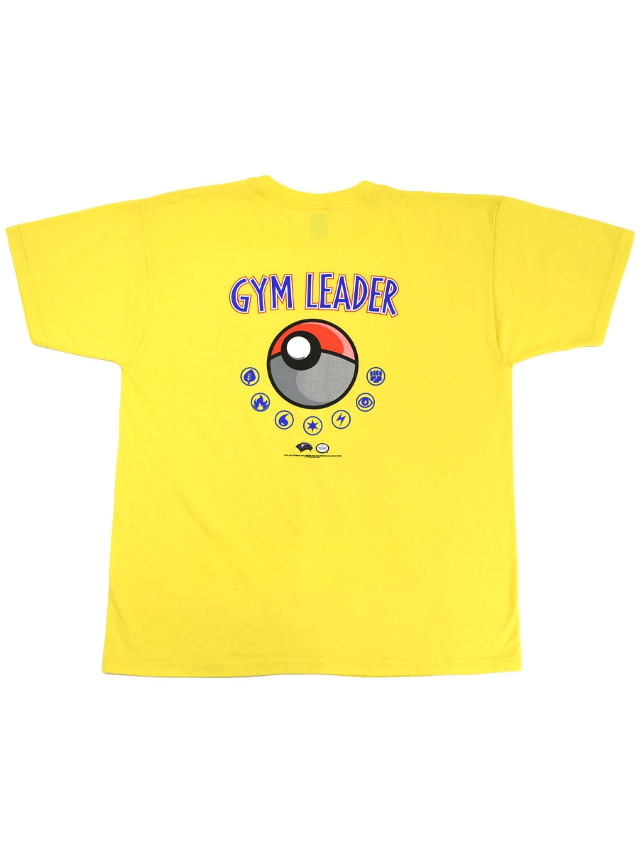90's FRUIT OF THE LOOM ''GYM LEADER POKéMON TRADING CARD GAME LEAGUE'' 両面プリント Tシャツ 表記(XL)