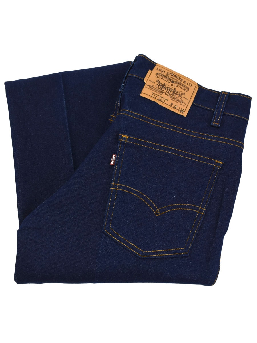 80's Levi's ストレッチ デニムパンツ 濃紺 表記(32x30) USA製 ノンウォッシュ！