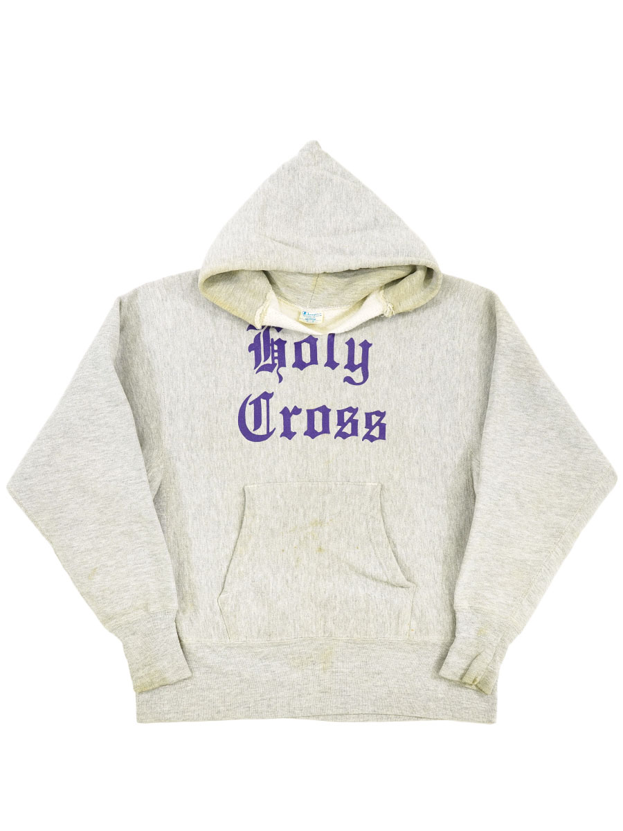 70's 単色タグ チャンピオンRWパーカ ''Holy Cross'' オールドイングリッシュ 表記(M)