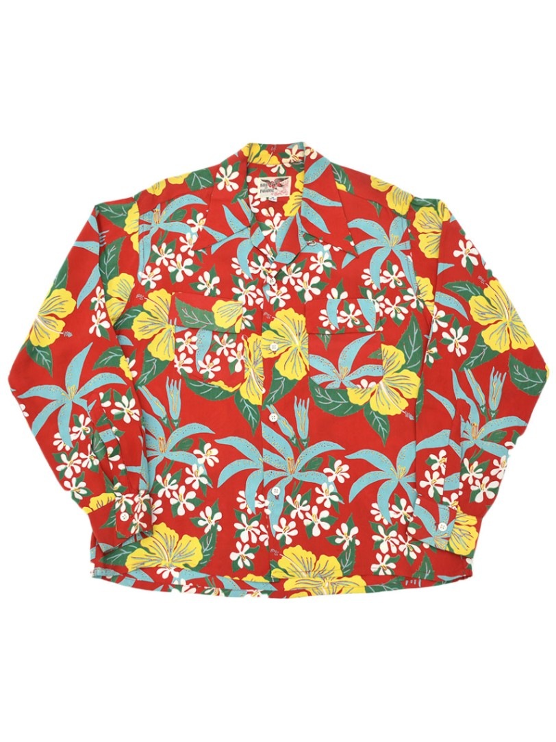 40's BIRD OF PARADISE by New Era 花柄 ロングスリーブ