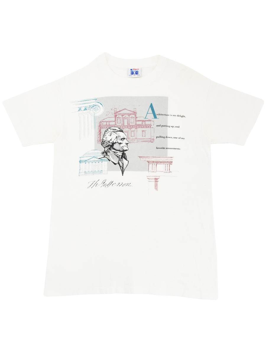 グラフィックプリント Tシャツ M ホワイト グラフィックプリントTシャツ(M ホワイト): トップス｜Right-on
