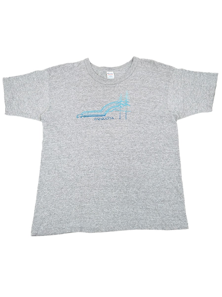80's トリコタグ チャンピオン ''MENUCHA'' 霜降りTシャツ 表記(M) USA製