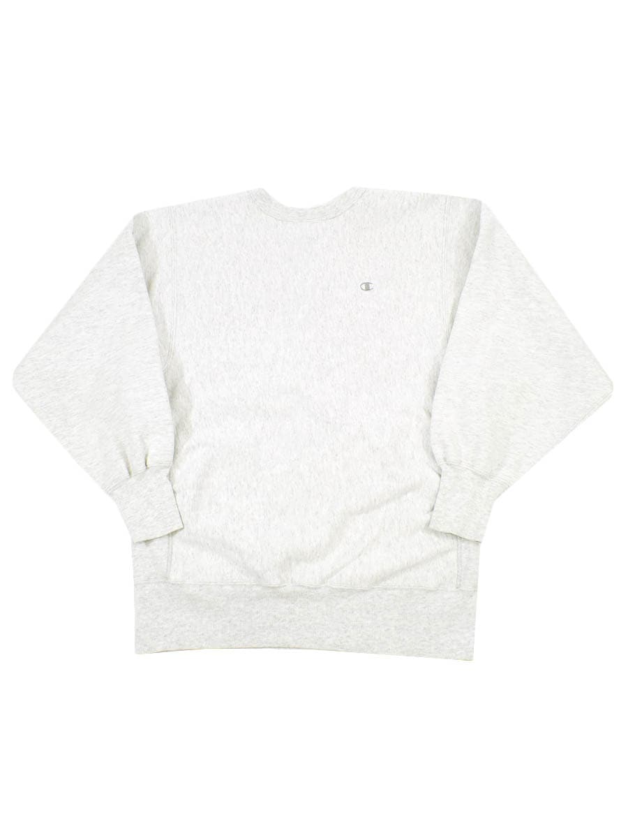 90's 刺繍タグ チャンピオンRW 無地 オートミール 表記(XL) USA製