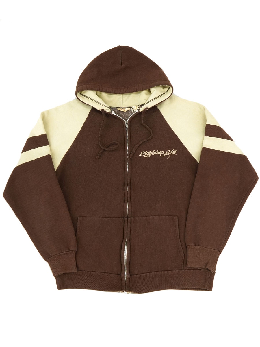 70's Lightning Bolt ラグラン2トーン フルジップ スウェット 70's Lightning Bolt ラグラン2トーン フルジップ スウェット