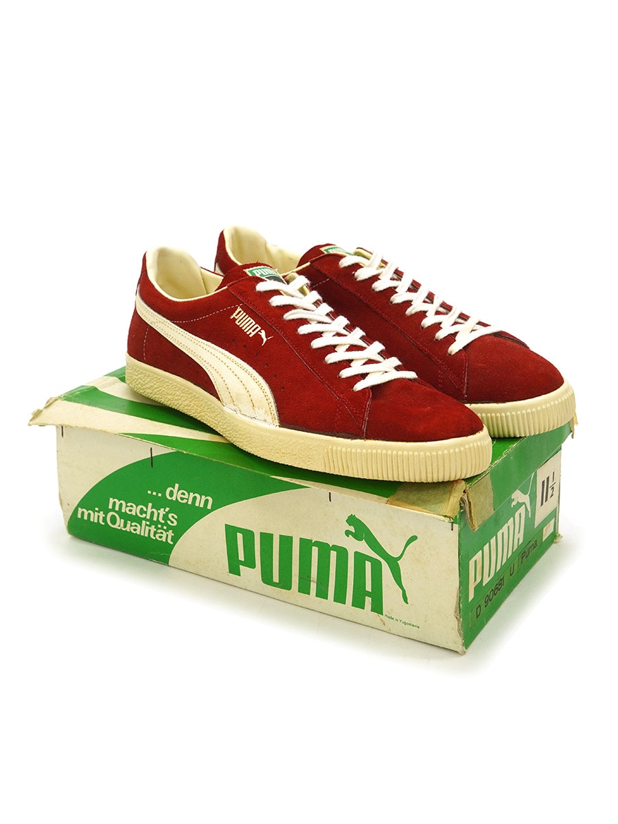 70's～ PUMA SUDE 表記(11 1/2) YUGOSLAVIA製 箱付きDEAD