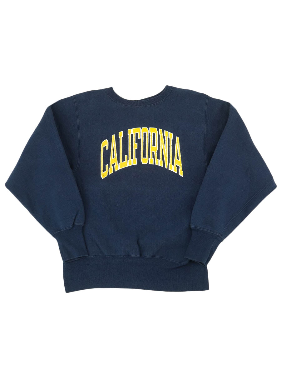 90's 刺繍タグ チャンピオンRW ''CALIFORNIA'' ネイビー 表記(M) USA製