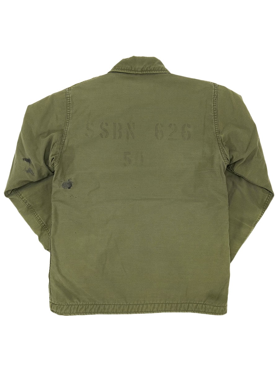 80's U.S.ARMY A-2デッキジャケット ステンシル 実寸(SMALL位) | SOLD