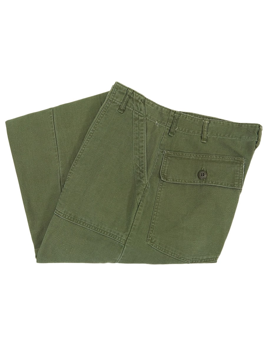 60's～ U.S.ARMY ベイカーパンツ ボタンフライ 表記(34x33)