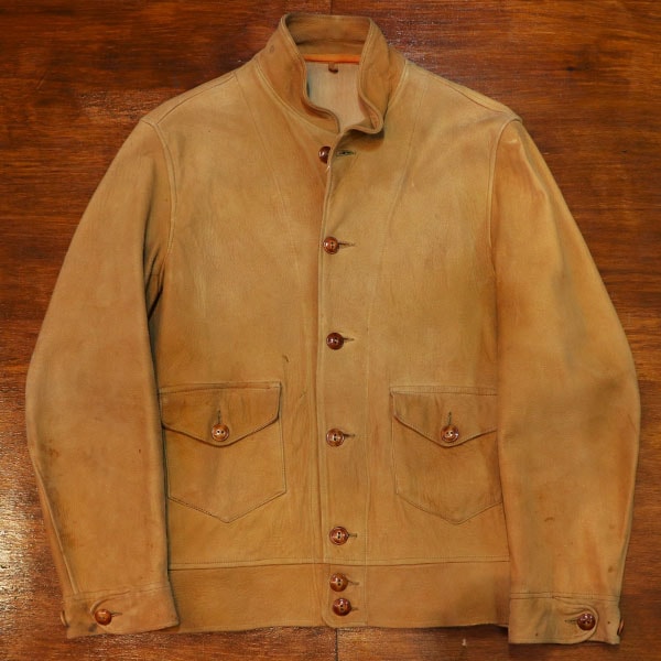 1930s H & L BLOCK , NUBACK , Size 36