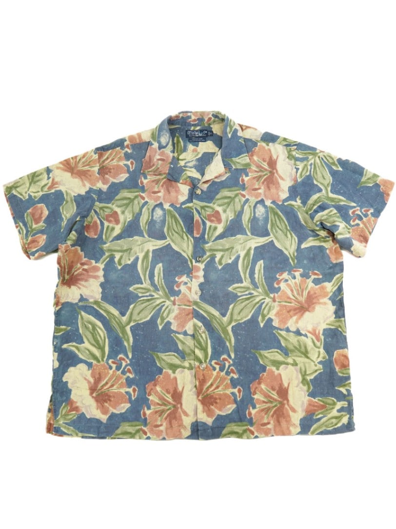 名作　vintage Camp ラルフローレン　シャツ Polo Ralph Lauren 