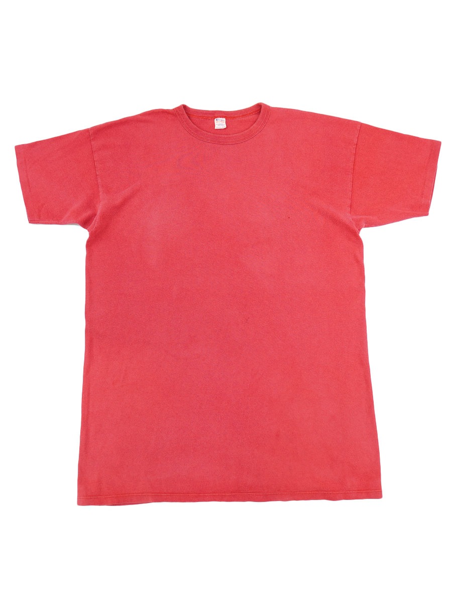 レア 完全無地！80's トリコ Champion Tシャツ 目無し 80's Champion ポケット付きTシャツ 