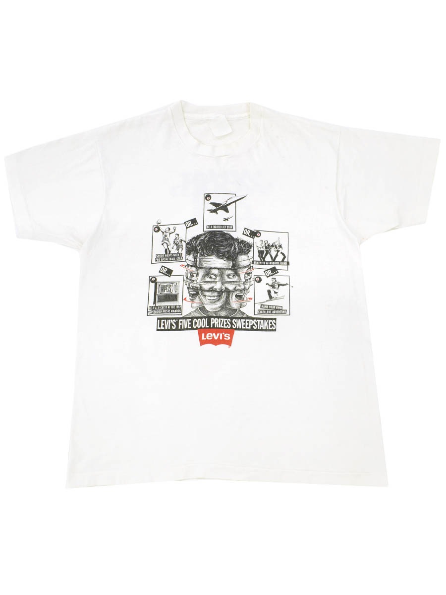 90's～ Levi's ''LEVI'S FIVE COOL PRIZES SWEEPSTAKES'' 両面