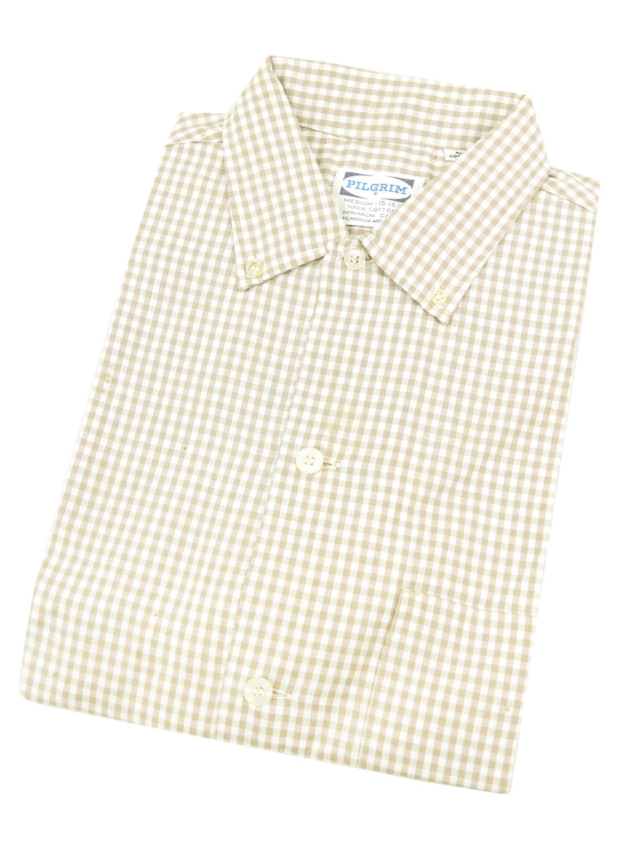 【最終値下げ】激レア！PILGRIM 50s〜60s リブ付き短丈チェックシャツ 最終値下げ】激レア！PILGRIM 50s〜60s リブ付き短丈チェック
