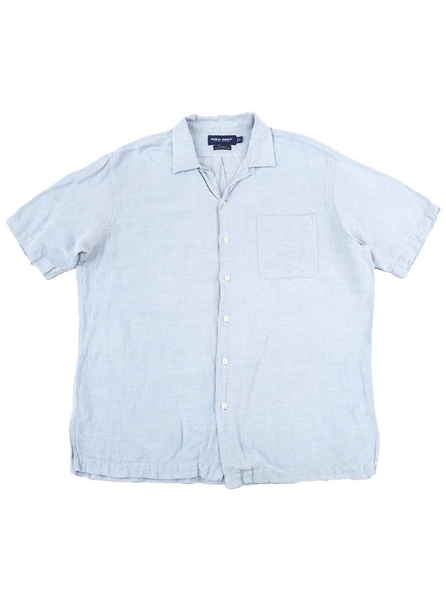 ラルフローレン CALDWELL 55%SILK 45%LINEN ヘリンボーン織り S