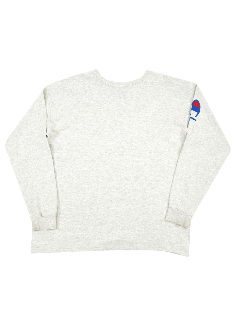 90's 青刺繍タグ チャンピオン スクリプトロゴ ロングスリーブTシャツ 表記(XXL) USA製