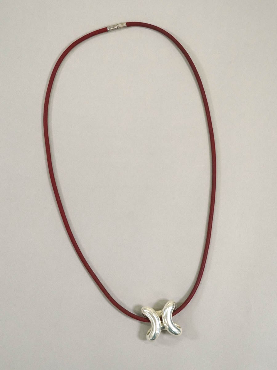 Vintage Hermes Lima Neckless (bordeaux)