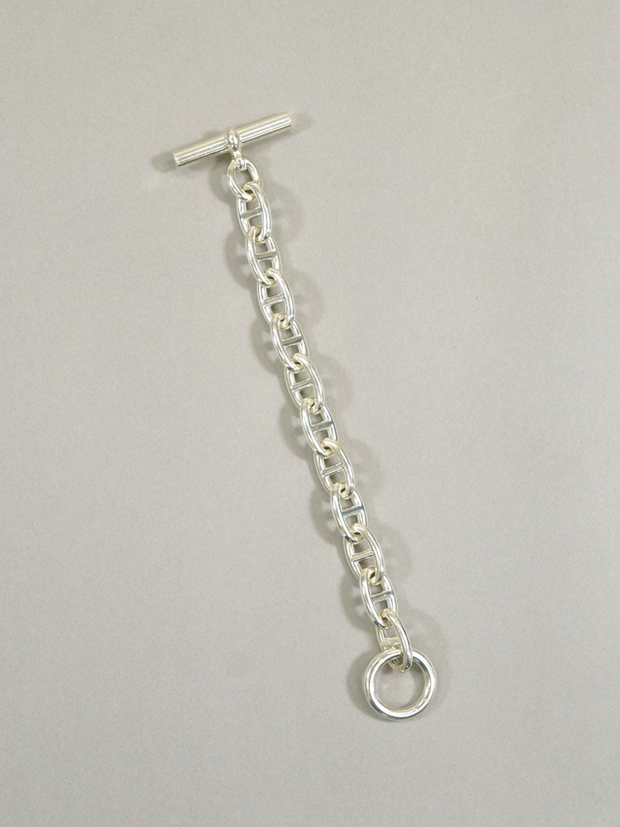 Vintage Hermes Chaine d'ancre bracelet TGM (11link)