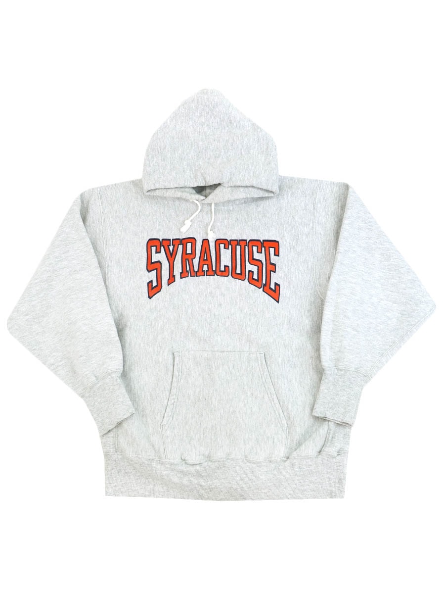 90's 刺繍タグ チャンピオンRWパーカ ''SYRACUSE'' 表記(XL) USA製