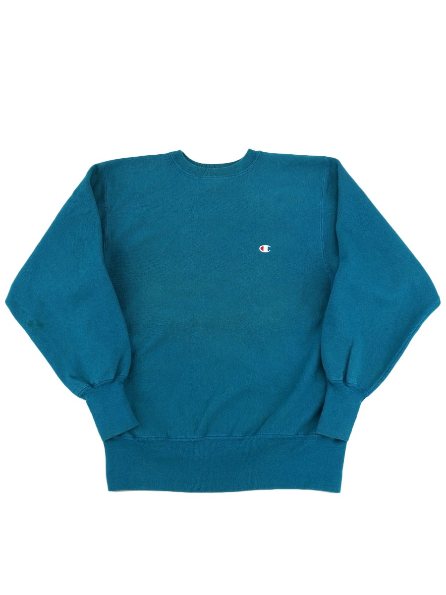 90's 刺繍タグ チャンピオンRW 無地 ティール 表記(L) USA製 | すべて