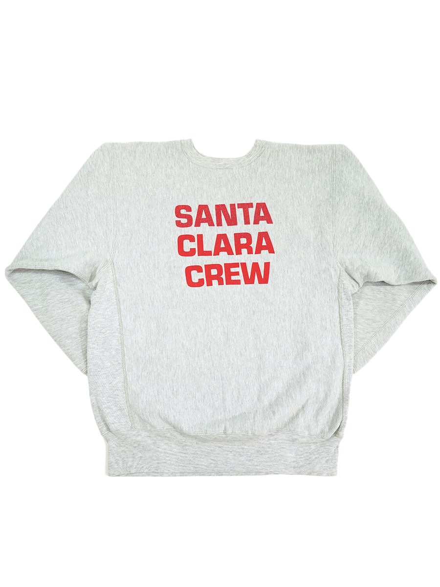 90's 刺繍タグ チャンピオンRW ''SANTA CLARA CREW'' 背面3段
