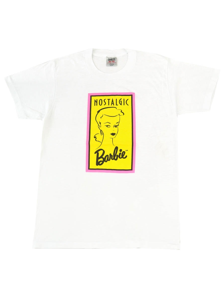 90's ONEITA ''Barbie''' 発泡プリントTシャツ 表記(L) USA製