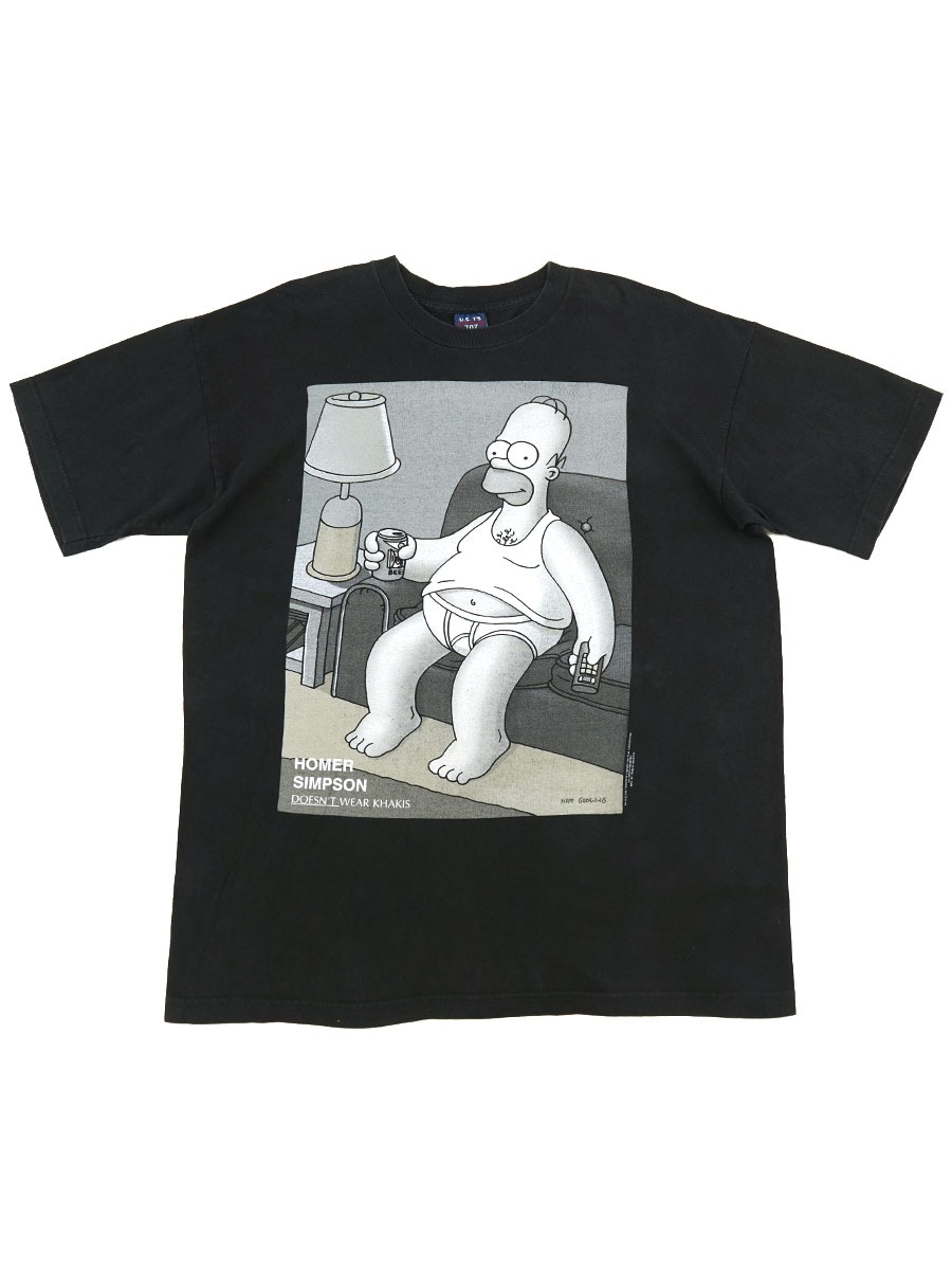 90's U.S.T'S ''HOMER SIMPSON'' Tシャツ 表記(L) 