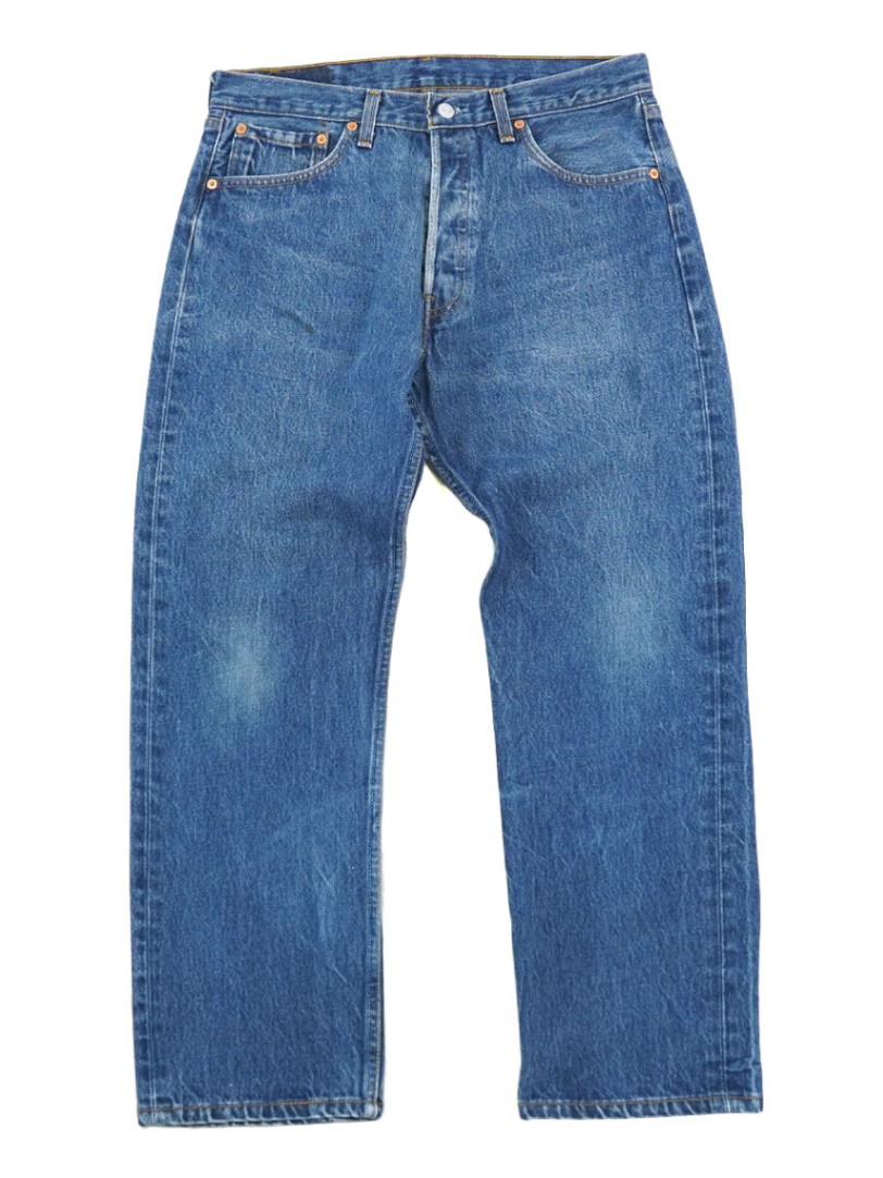 90s Levis 501 デニムパンツ ブルー USA 34×30表記 90's Levi's 501 デニムパンツ 美ブルー 表記(34x30) USA製