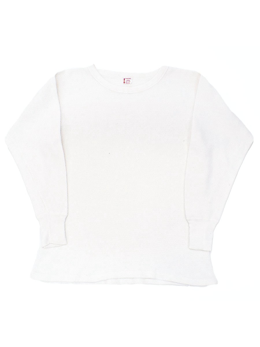 60's TOWNCRAFT ハニカムサーマル ホワイト 表記(L)