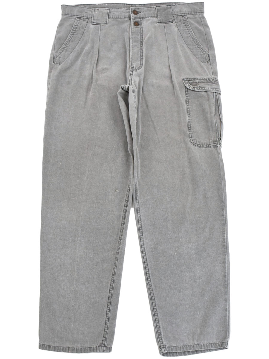 90's～ Levi's コットンカーゴパンツ グレー 実寸(36.5x30.5位)