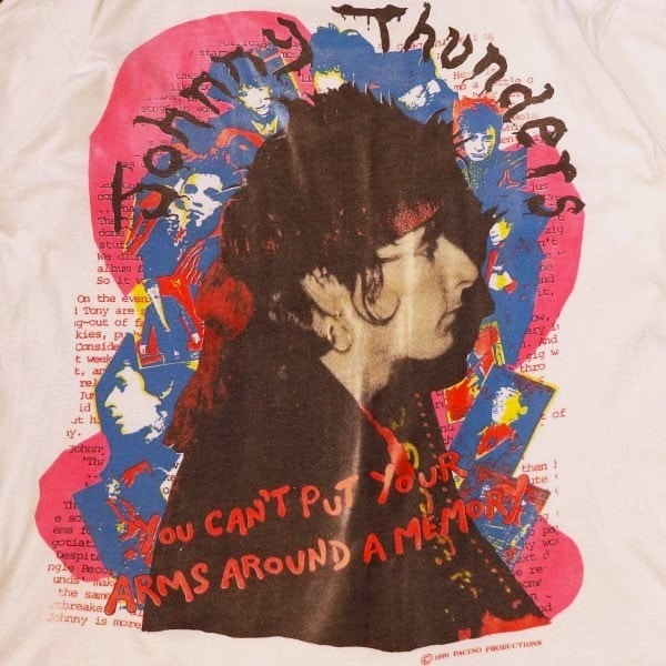 1990s JOHNNY THUNDERS T , Size L | SOLD OUT | | BerBerJin WebStore