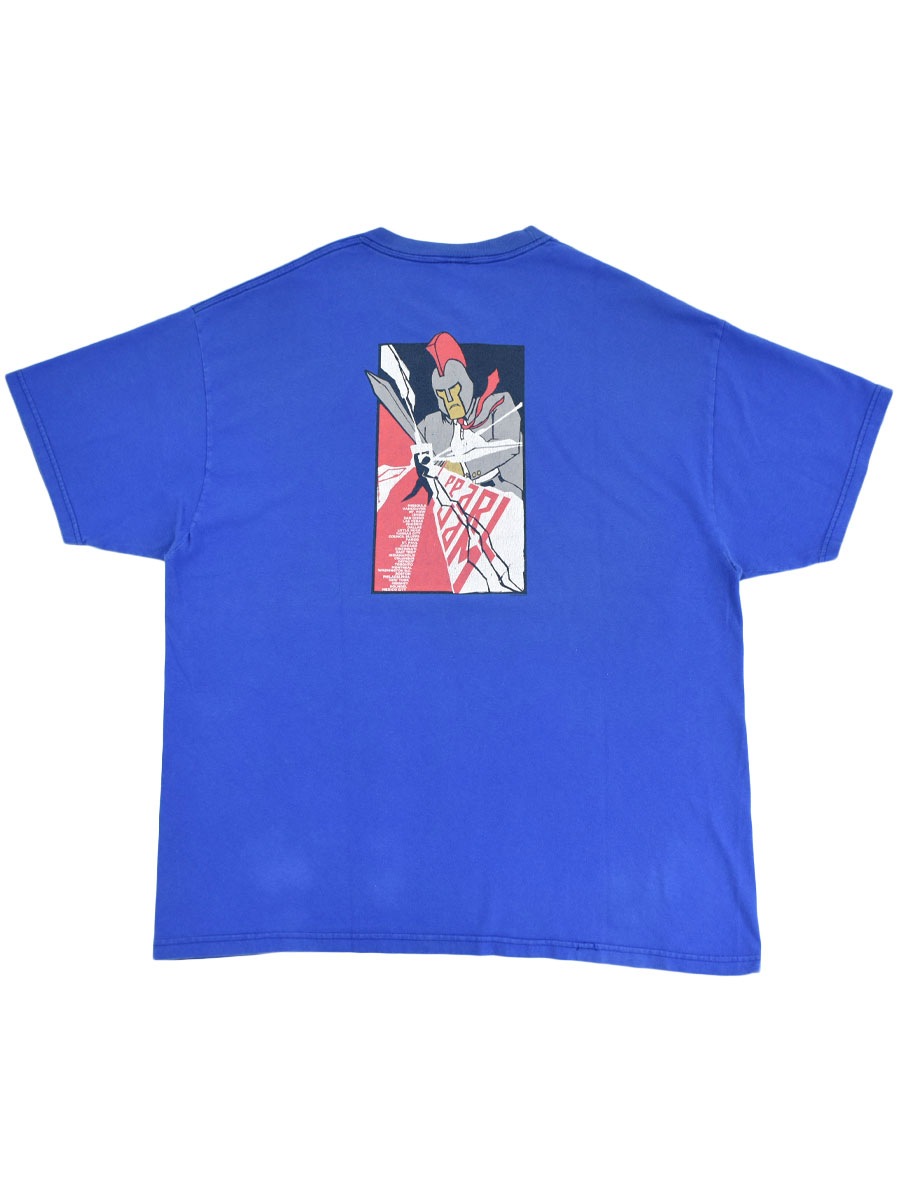 00's Hanes ''PEARL JAM'' 両面プリント Tシャツ ブルー 表記(XL)
