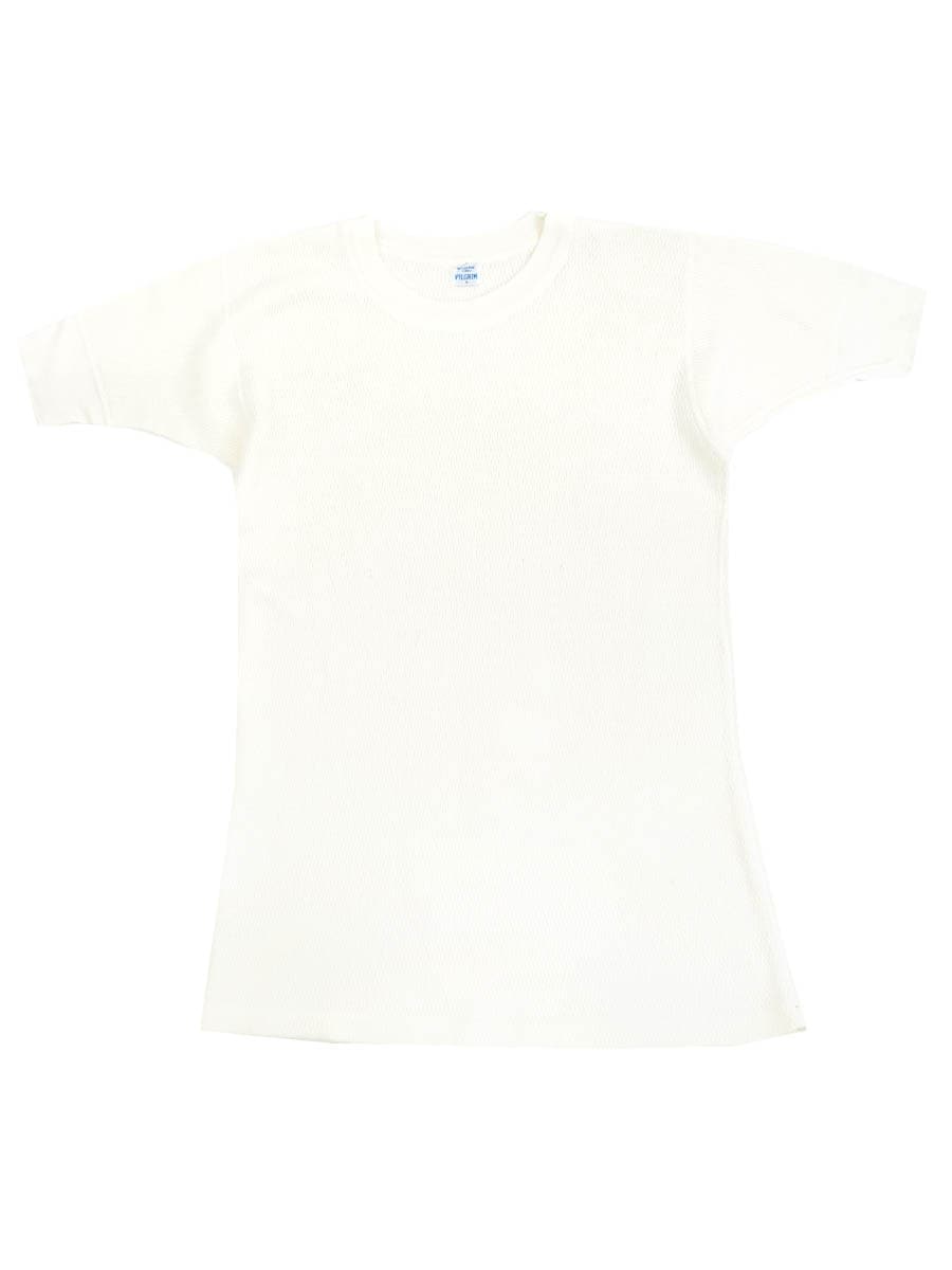 50's PILGRIM 半袖サーマルシャツ 白 表記(XL)