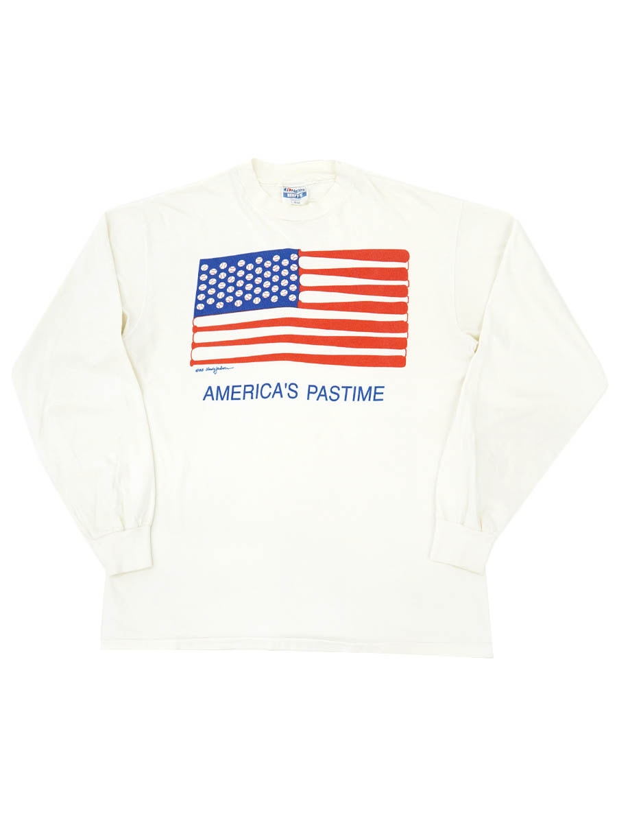 デッドストックAmerican Pastimes USAプリント スウェットXL デッドストックAmerican Pastimes USAプリント スウェットXL
