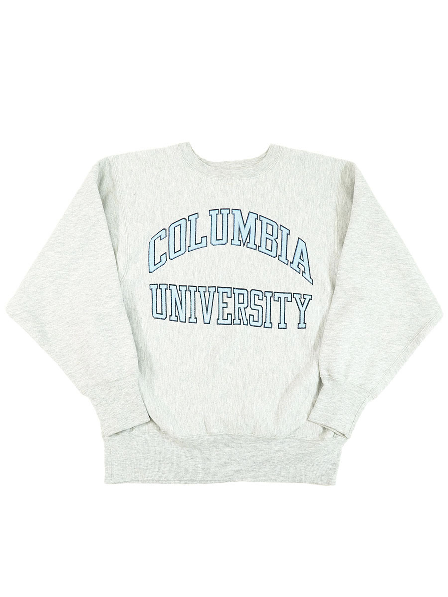 90's 刺繍タグ チャンピオンRW ''COLUMBIA UNIVERSITY'' 表記(L) USA製