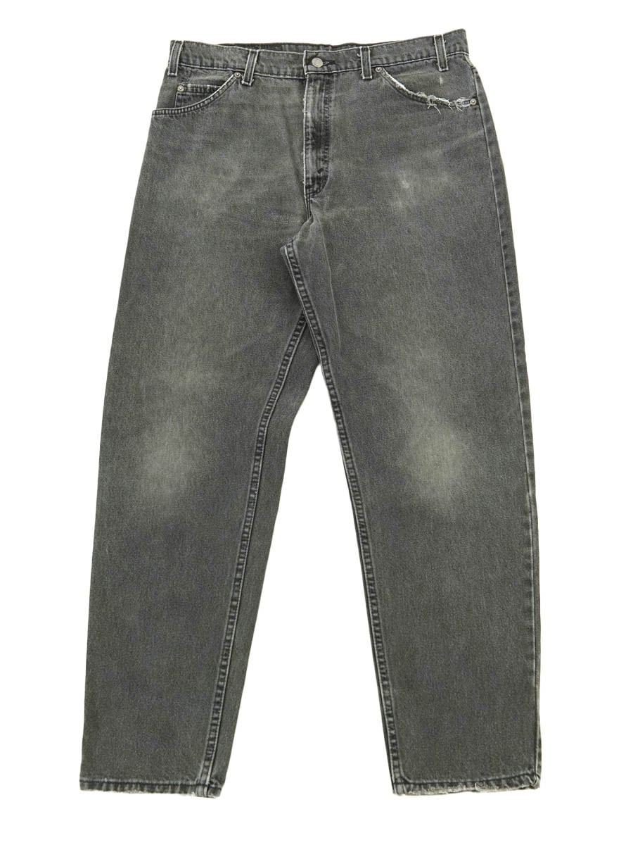 Levi's 550 ブラックデニムパンツ 90s USA製 Levi\u0027s 550 ブラックデニムパンツ W31L32 | 古着屋 Uan