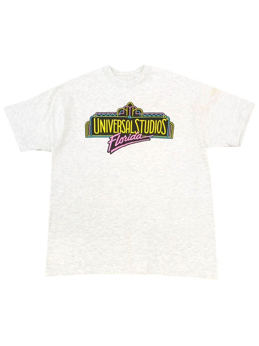 90's Hanes ''UNIVERSAL STUDIOS Florida'' 発泡プリントTシャツ 表記(L)