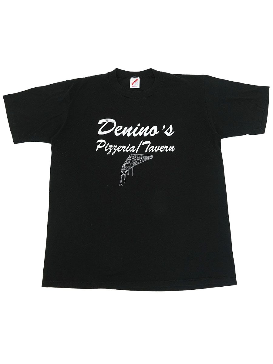 80's JERZEES ''Denino's Pizzeria/Tavern'' プリントTシャツ 表記(L) USA製