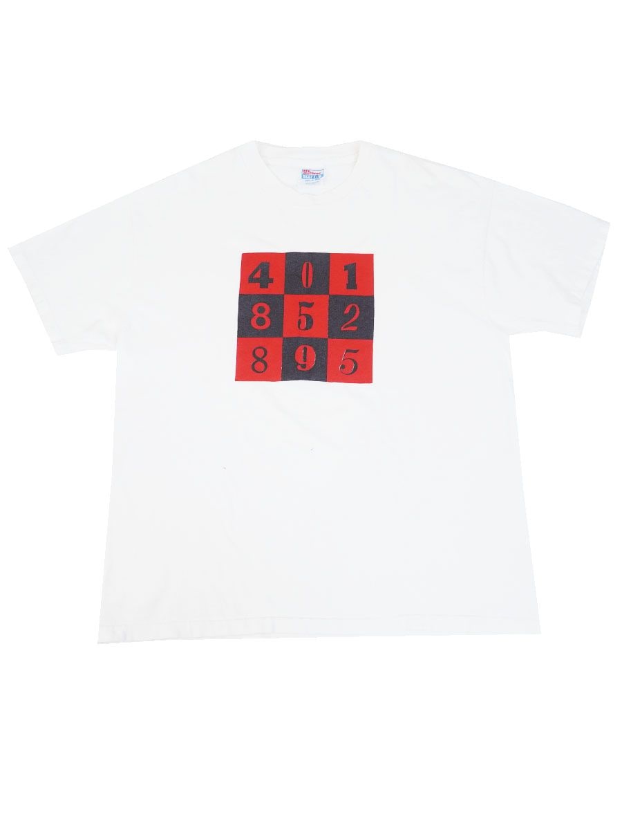 90'S Hanes BEEFY-T Message Print T-Shirt Made in USA Men's XL Vintage cotton black type Vintage Second Hand main image 0